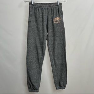 Heathered gray - xxs - roots sweatpants